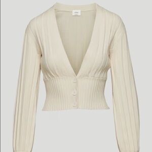 Aritzia Wilfred Plunge Front Cardigan XS